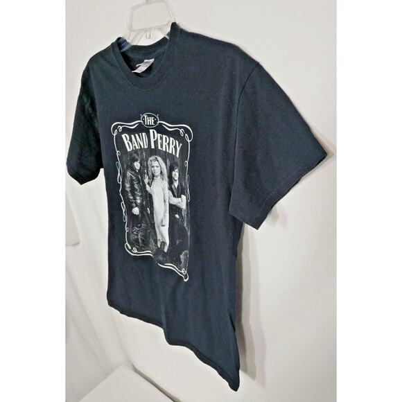 The Band Perry T Shirt Sz Medium Black 2013 World Tour Concert Cotton Short Slv - Picture 4 of 7